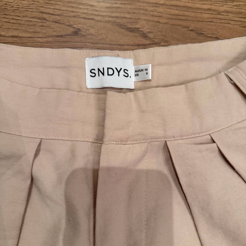 NWOT SNDYS Revolve Hills Pant in Cream M-6 - Picture 5 of 9